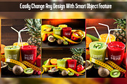 Glass Juice Mock Up V2, an Advertising Mockup by Pixel Place (Thumbnail 4 of 6)