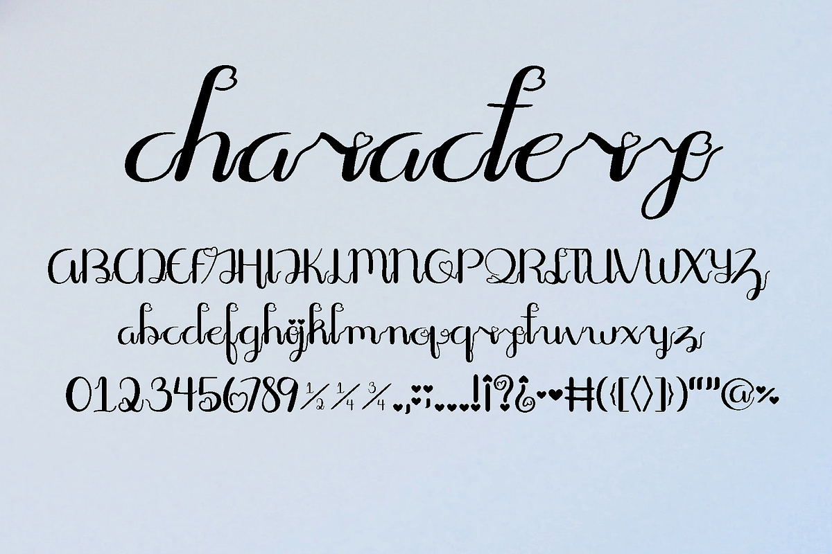 Love Language Script, a Script Font by Rachel McBride Creative (Photo 2 of 5)
