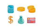Money And Banking Illustrations Set, a Finance Illustration by studiogstock (Thumbnail 3 of 4)
