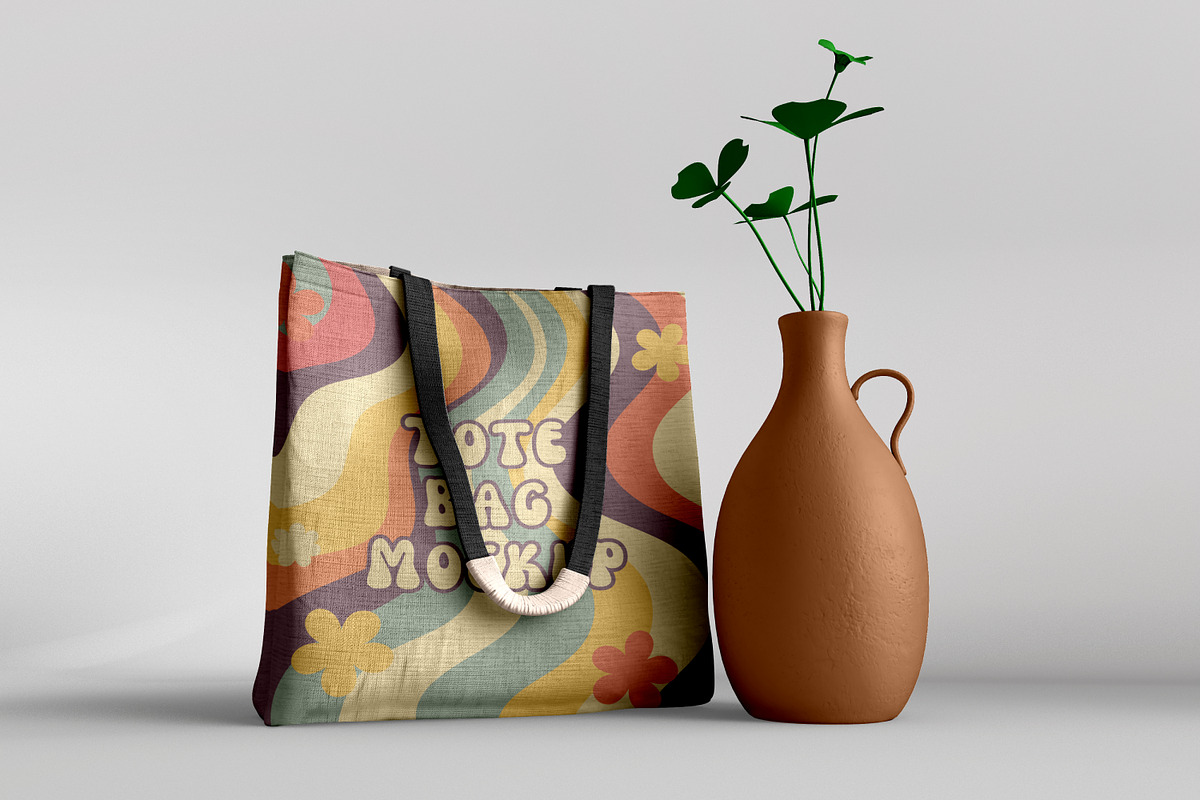Tote Bag Mockup 3 Set Template, a Merchandise Mockup by PaperMoon (Photo 3 of 3)