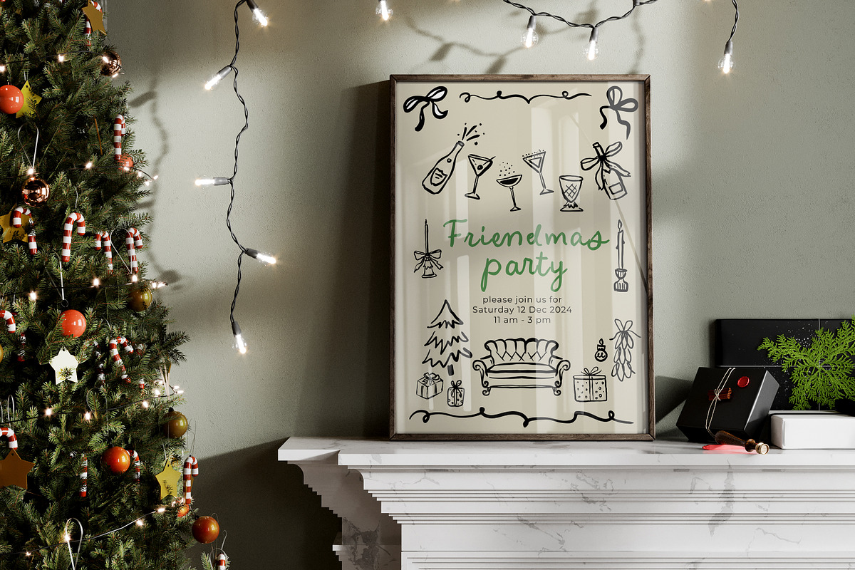 Whimsical Christmas Clipart, an Object Illustration by Teresa Art Store (Photo 2 of 9)