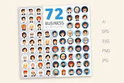 Flat Businessmen Round Avatars, an Icon by Voysla's Shop (Thumbnail 2 of 4)