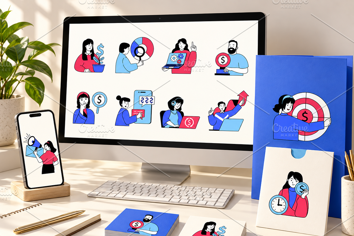 Business and Finance Illustrations, a Finance Illustration by alexdndz (Photo 2 of 3)