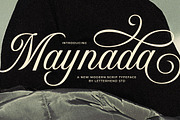 Maynada Wedding Script, a Script Font by Letterhend Studio (Thumbnail 1 of 9)