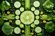 Vegetables Art - 63 images, a Food & Drink Photo by Handmadefont (Thumbnail 2 of 12)