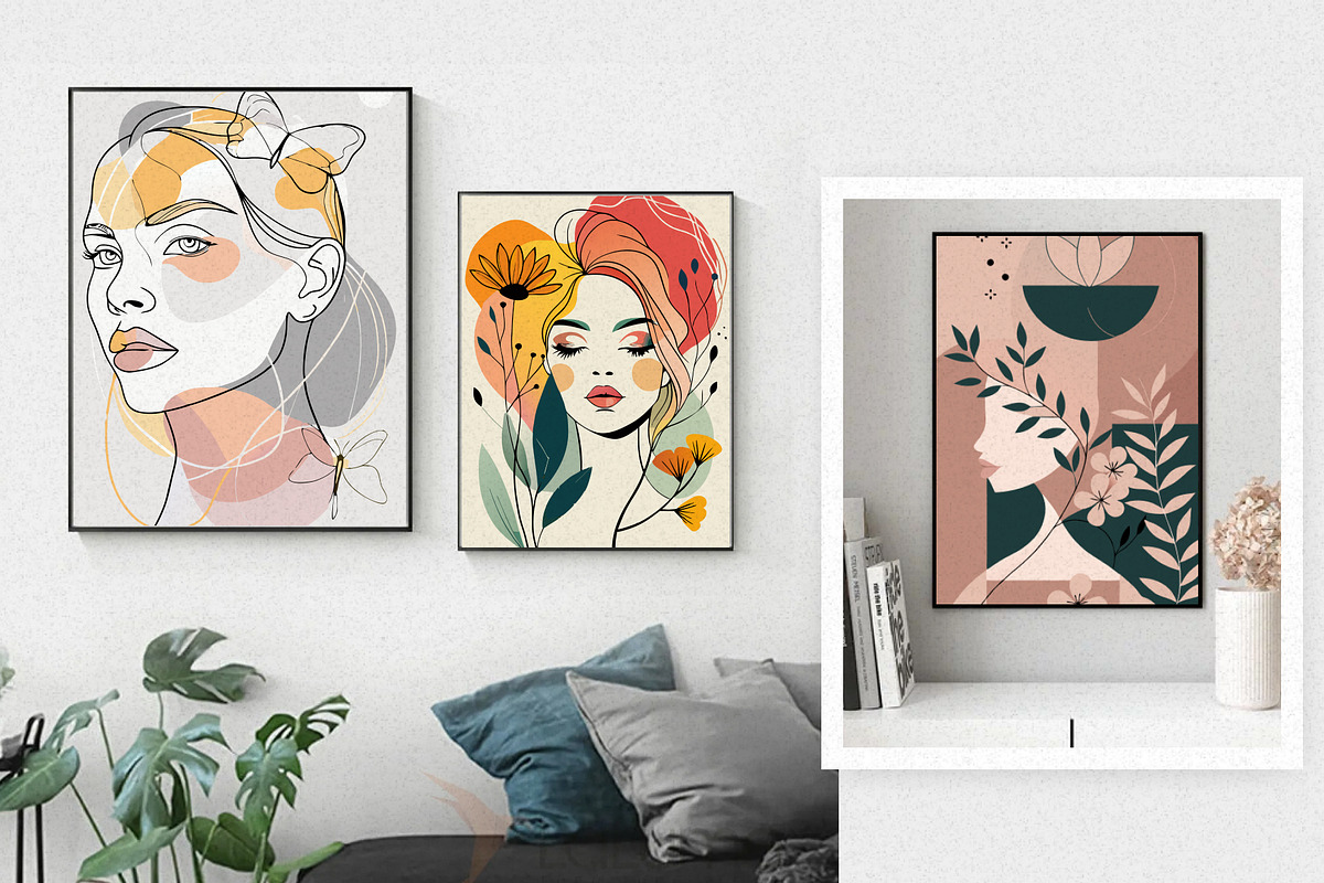 Empowered Women Wall Art, a Wallpaper Graphic by Helospace (Photo 5 of 10)