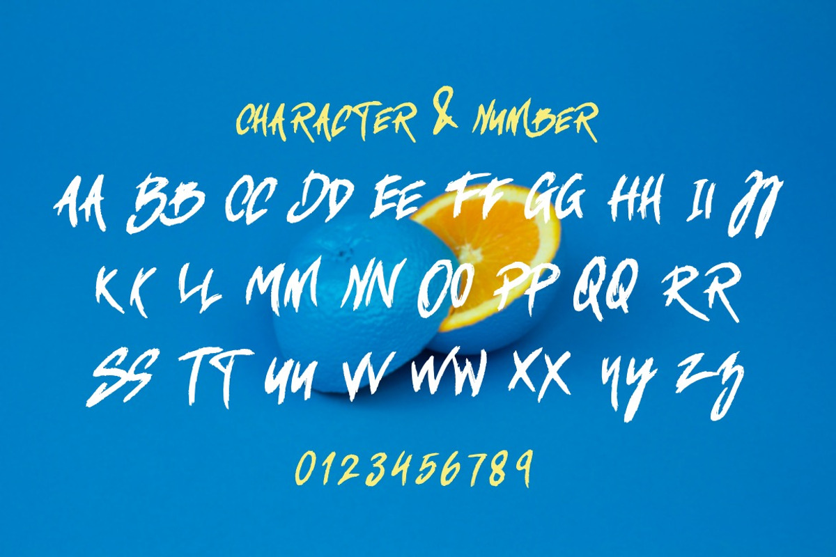 Rofas Brush - Dry Brush Font, a Handwritten Font by Dhabee (Photo 9 of 15)