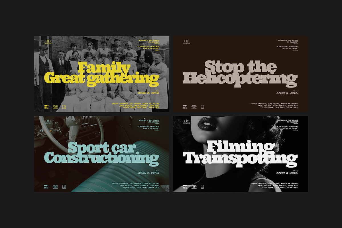 Old Movie Titles Collection, a Templates & Theme by pixelbuddha.net (Photo 14 of 26)