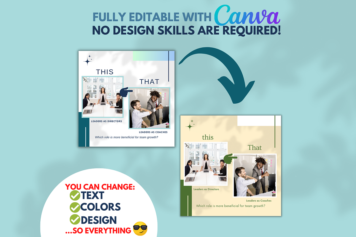 Leadership Bundle- Canva Templates, a Social Media Template by Viral Content Design (Photo 12 of 17)