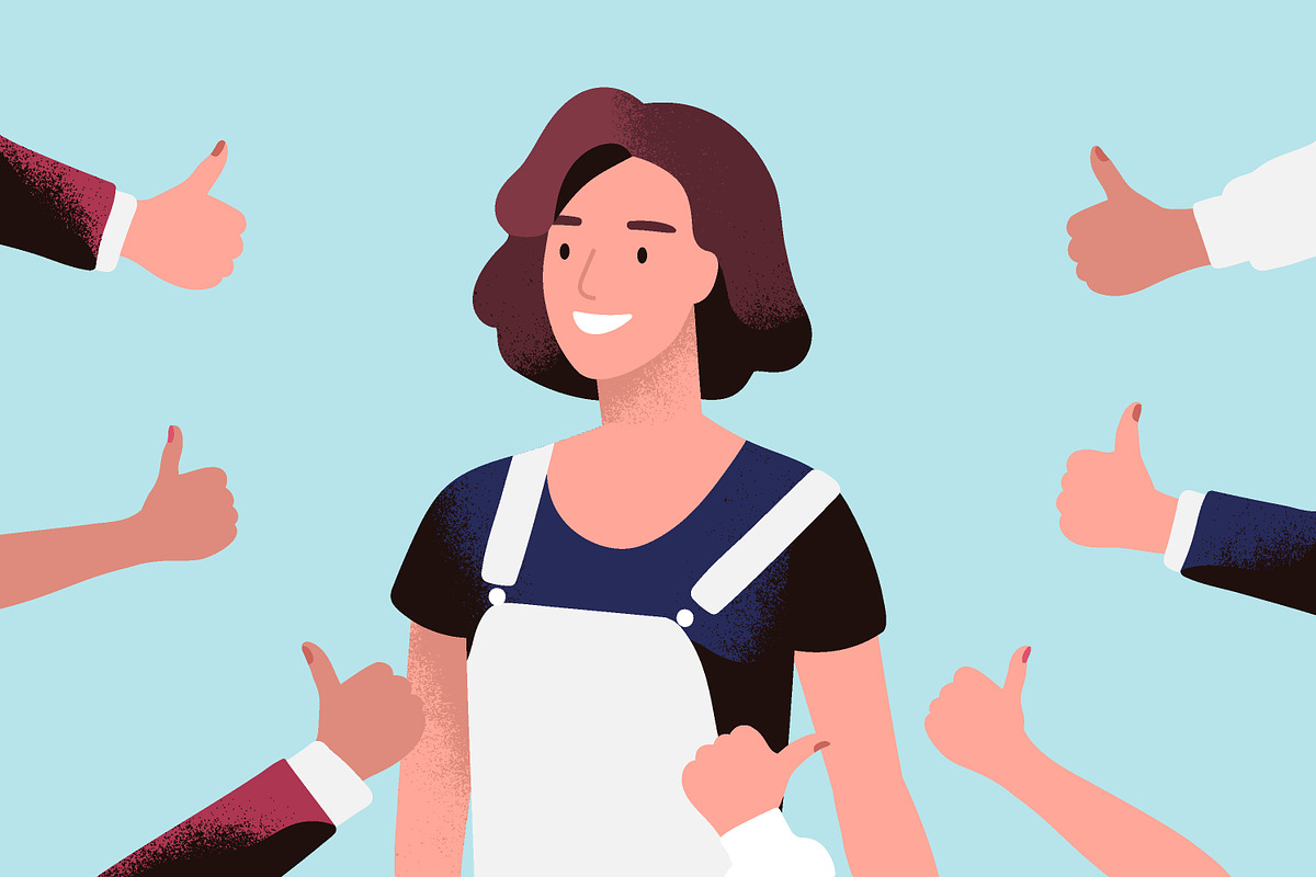 Public recognition concept set, a Person Illustration by Good Studio (Photo 4 of 5)