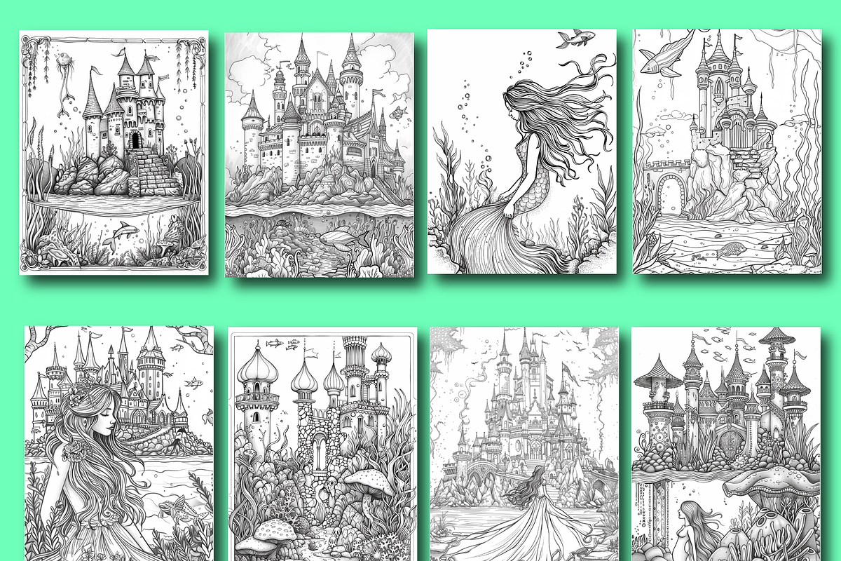 Vintage Fairytale Coloring Pages, a Person Illustration by Design Zone (Photo 6 of 7)
