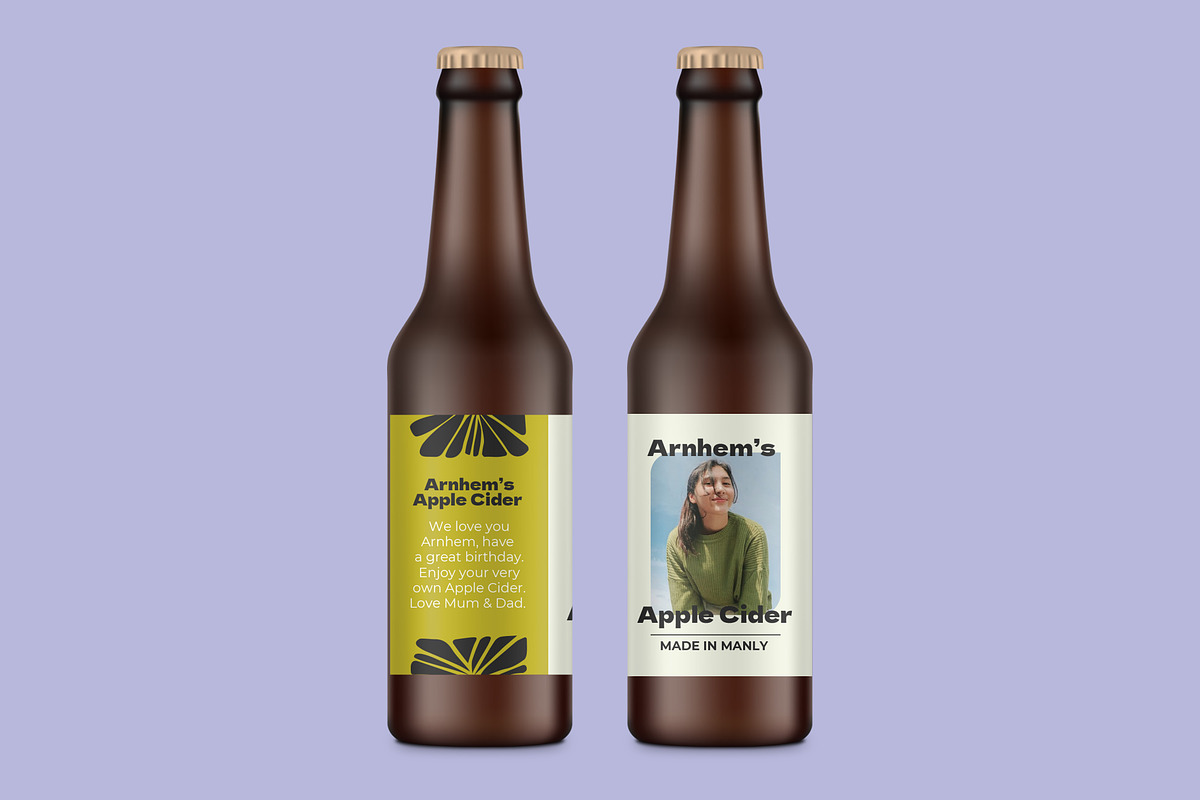 Arnhem Bottle Label Template, a Stationery Template by Mountain Folk Creative (Photo 4 of 5)