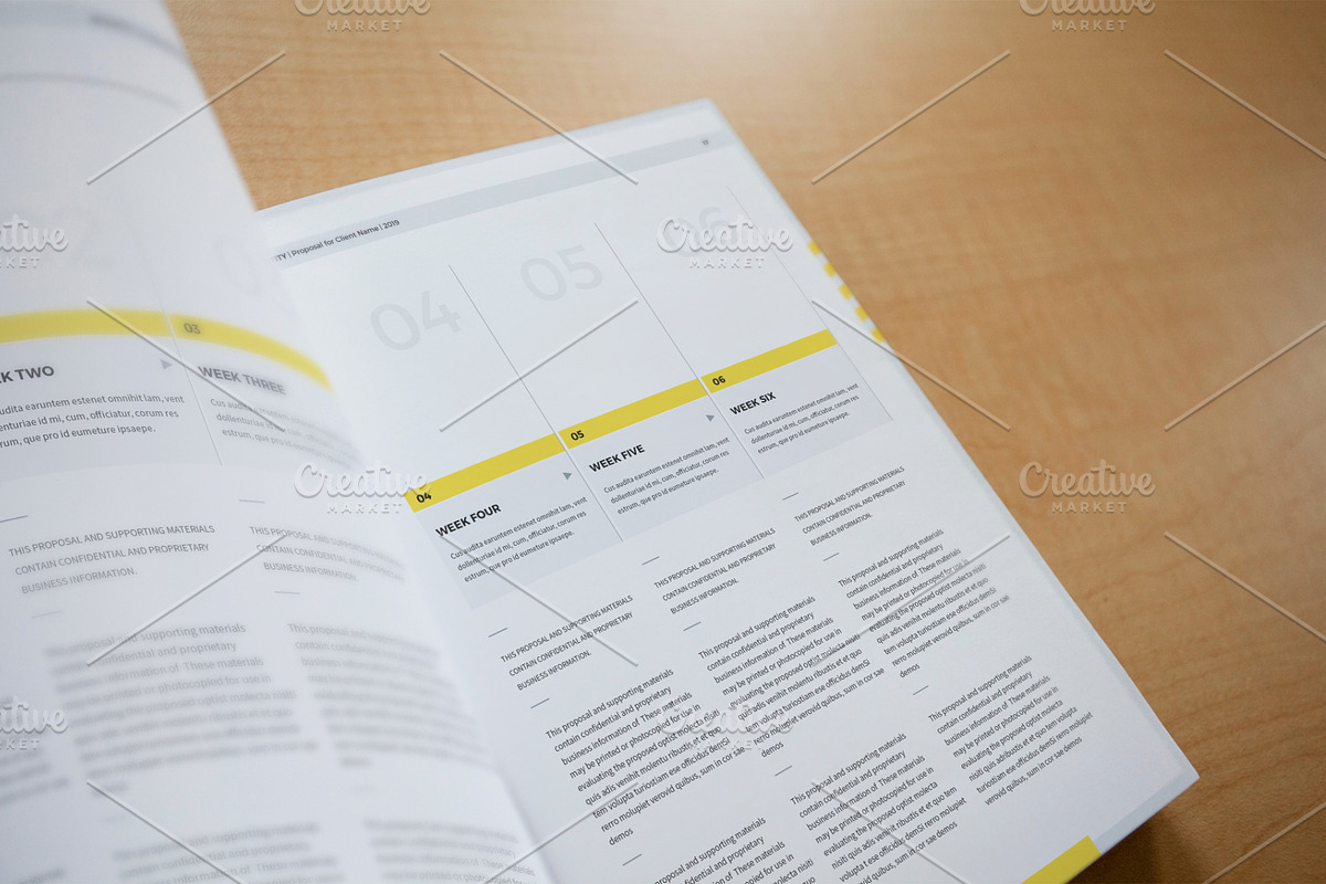 Proposal Template A4 / US Letter, a Stationery Template by Mastergfx (Photo 21 of 22)