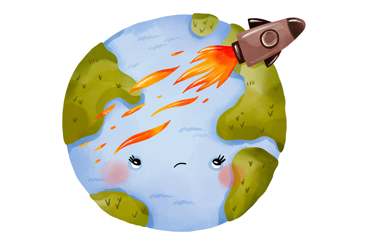 Earth Day Save the Planet Clipart, a Seasonal Illustration by the_myro (Photo 3 of 7)