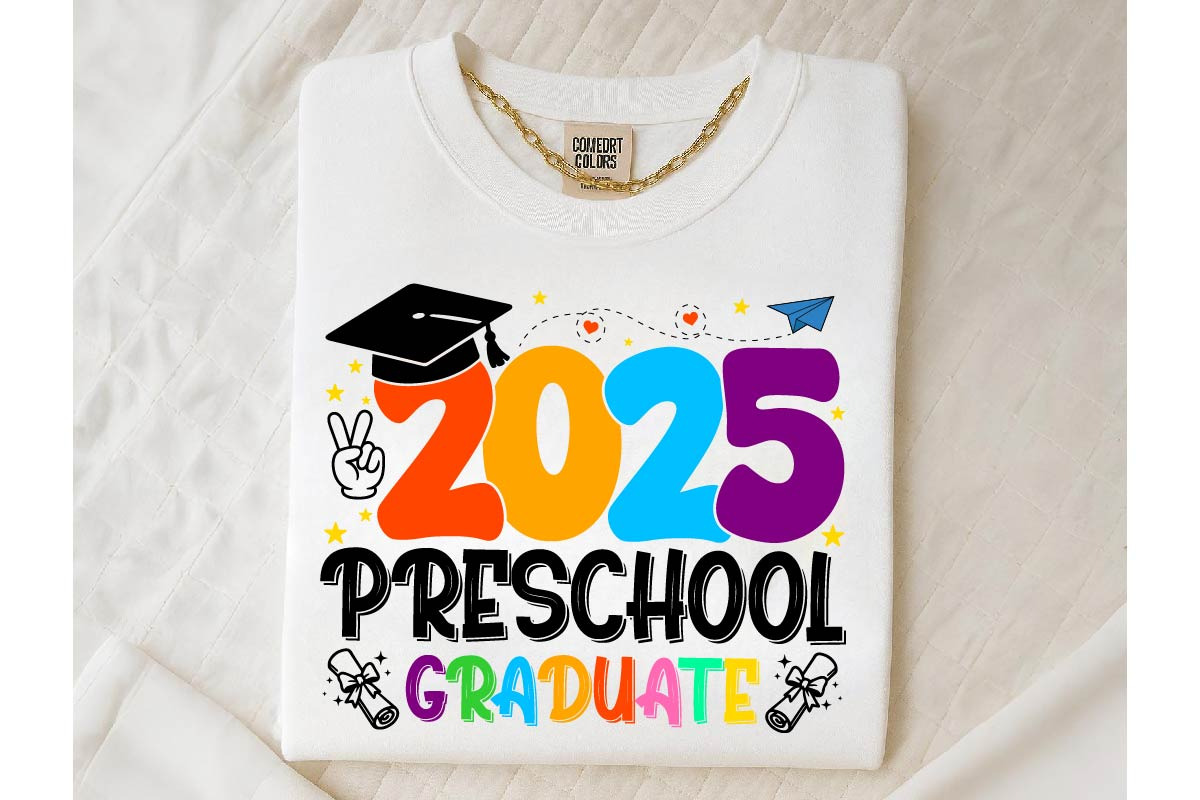 2025 Preschool Graduate Svg Png, a Graphic by EllaMaiyaali (Photo 4 of 9)