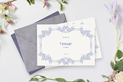 Vintage baroque frames Toile Vector, a Decorative Illustration by ON_lineart_store (Thumbnail 7 of 10)