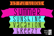 KG PDX Blocks Font, a Font by Kimberly Geswein Fonts (Thumbnail 1 of 2)