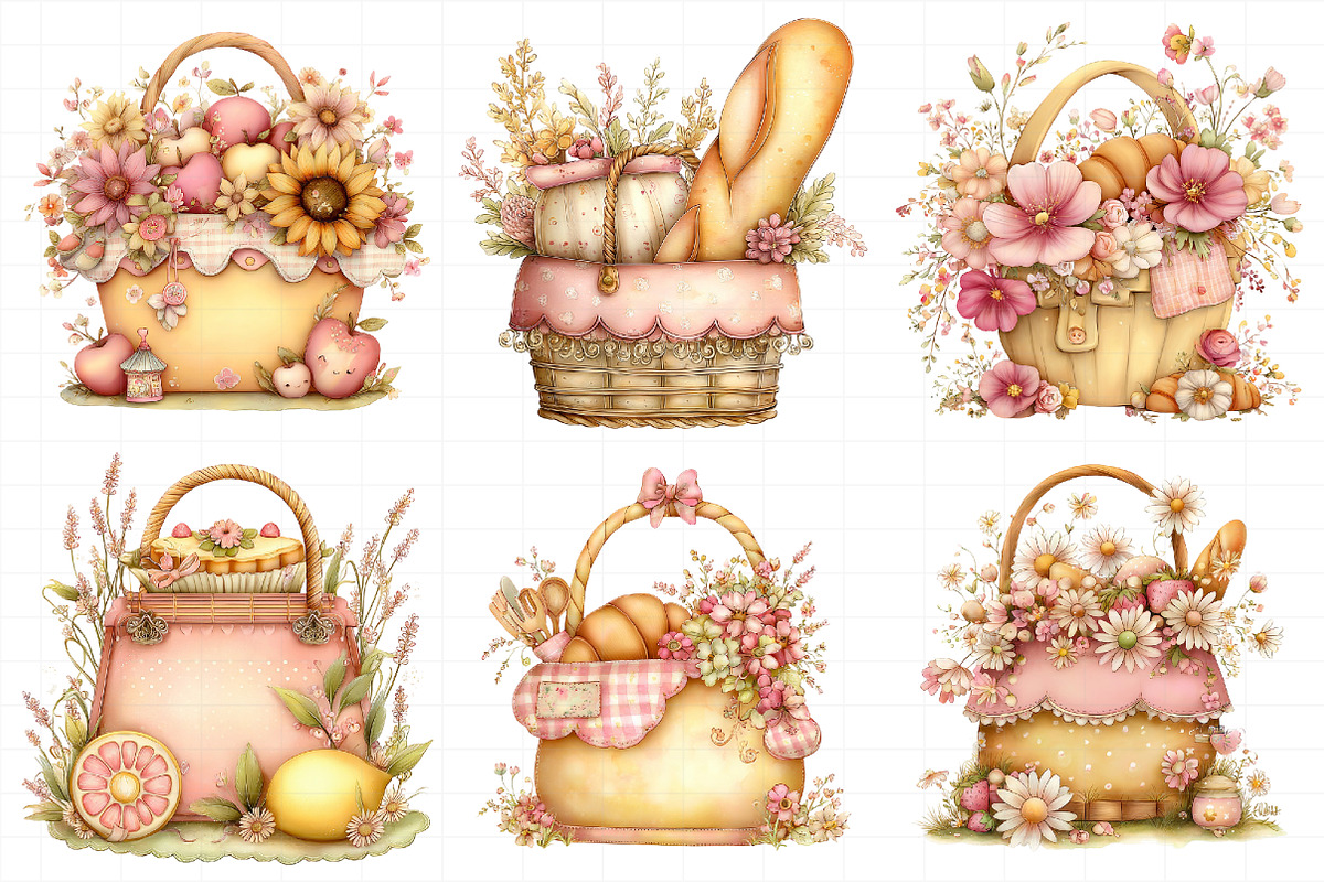 Summer Picnic Basket Clipart, an Illustration by Daily.Designs (Photo 7 of 8)