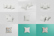 Square Pillow Photoshop Mockup, a Merchandise Mockup by Graphic Deal (Thumbnail 8 of 9)