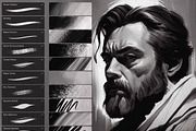 46 Portrait Brushes For Procreate, a Brush Add-On by BrushArchive (Thumbnail 6 of 10)