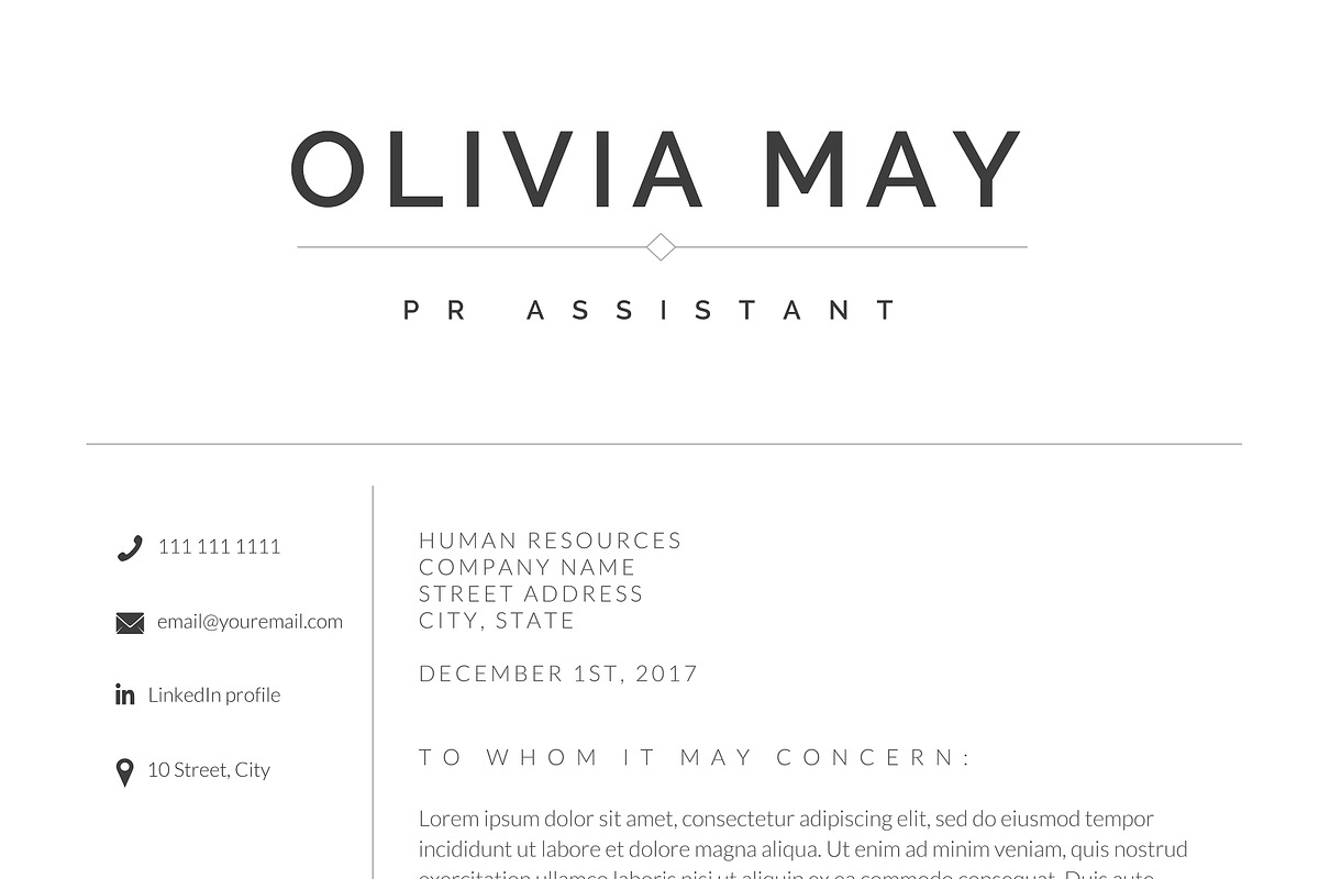 Resume Template / CV, a Resume Template by TheResumeCoach (Photo 5 of 6)