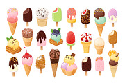 80 Ice Creams + Constructor Elements, an Illustration by Moonery's (Thumbnail 8 of 9)