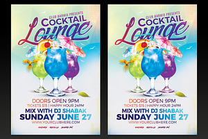 Cocktail Lounge Flyer Template