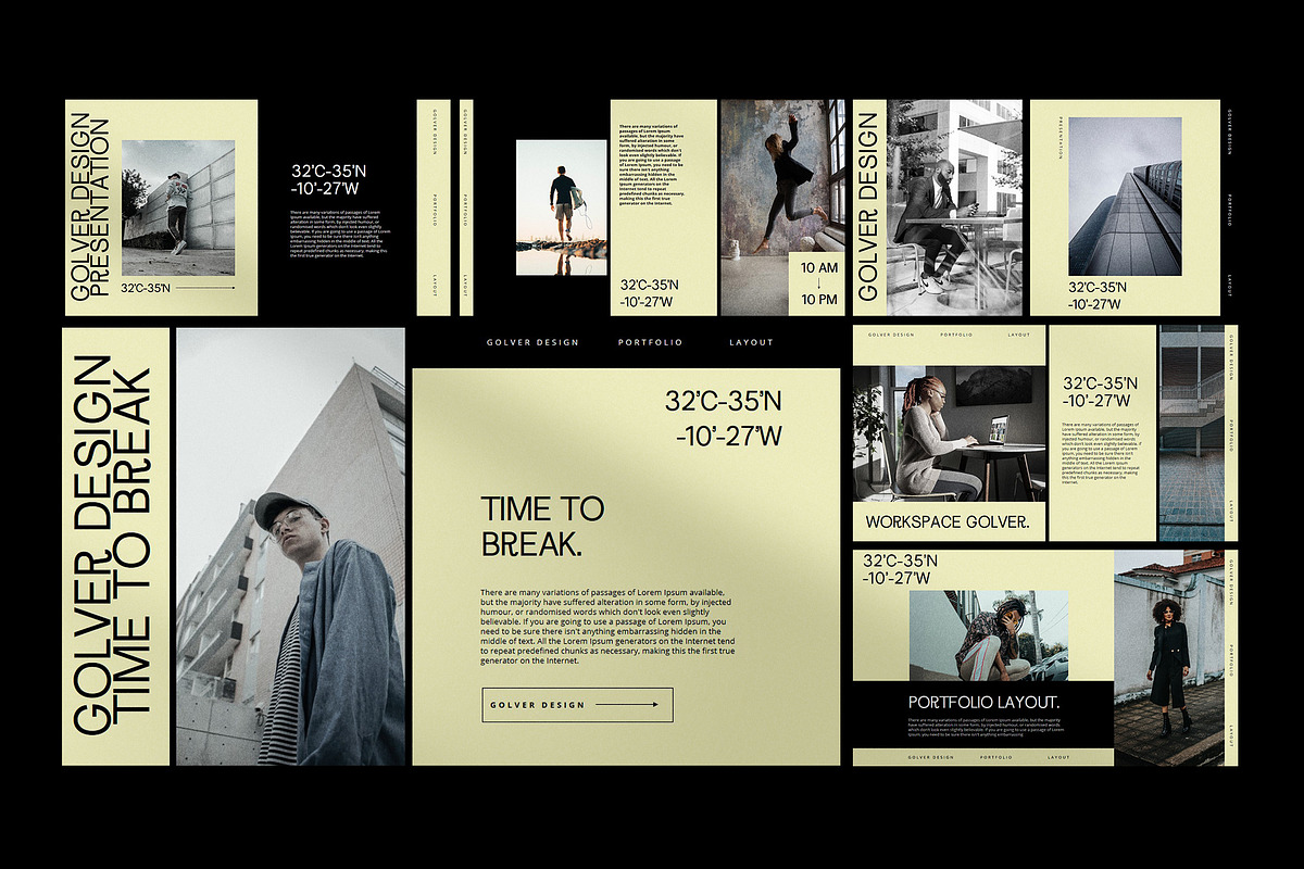 Golver Presentation Template preview 5