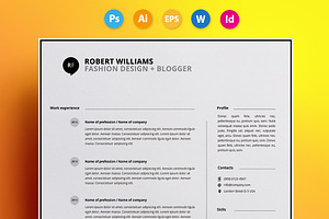 Resume / CV - "Williams"