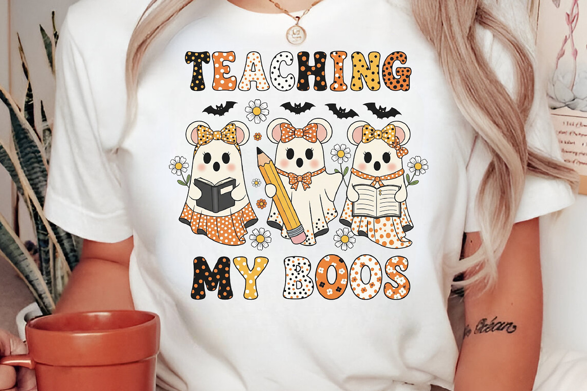 Teaching My Boos Halloween PNG, an Illustration by Craft Nest (Photo 3 of 7)