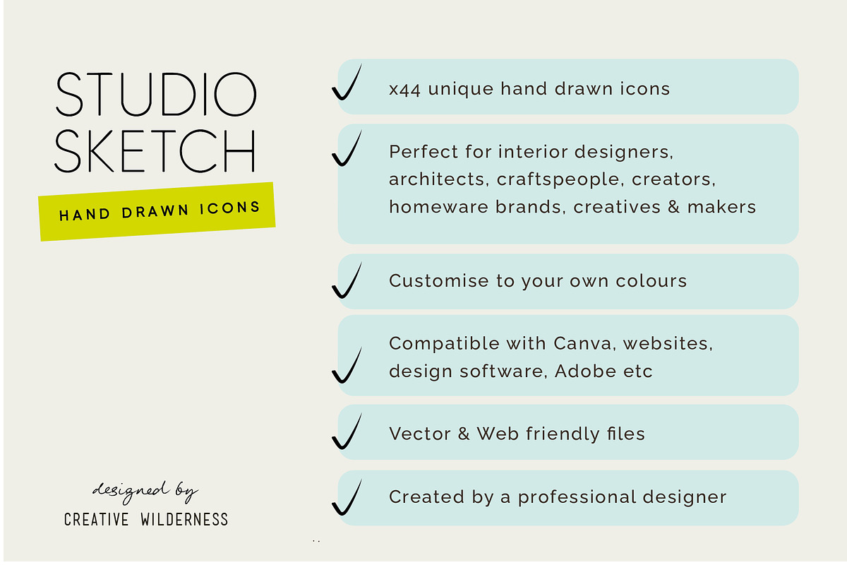 Interior Designer Architect Icons, an Outline Icon by CreativeWilderness (Photo 11 of 11)