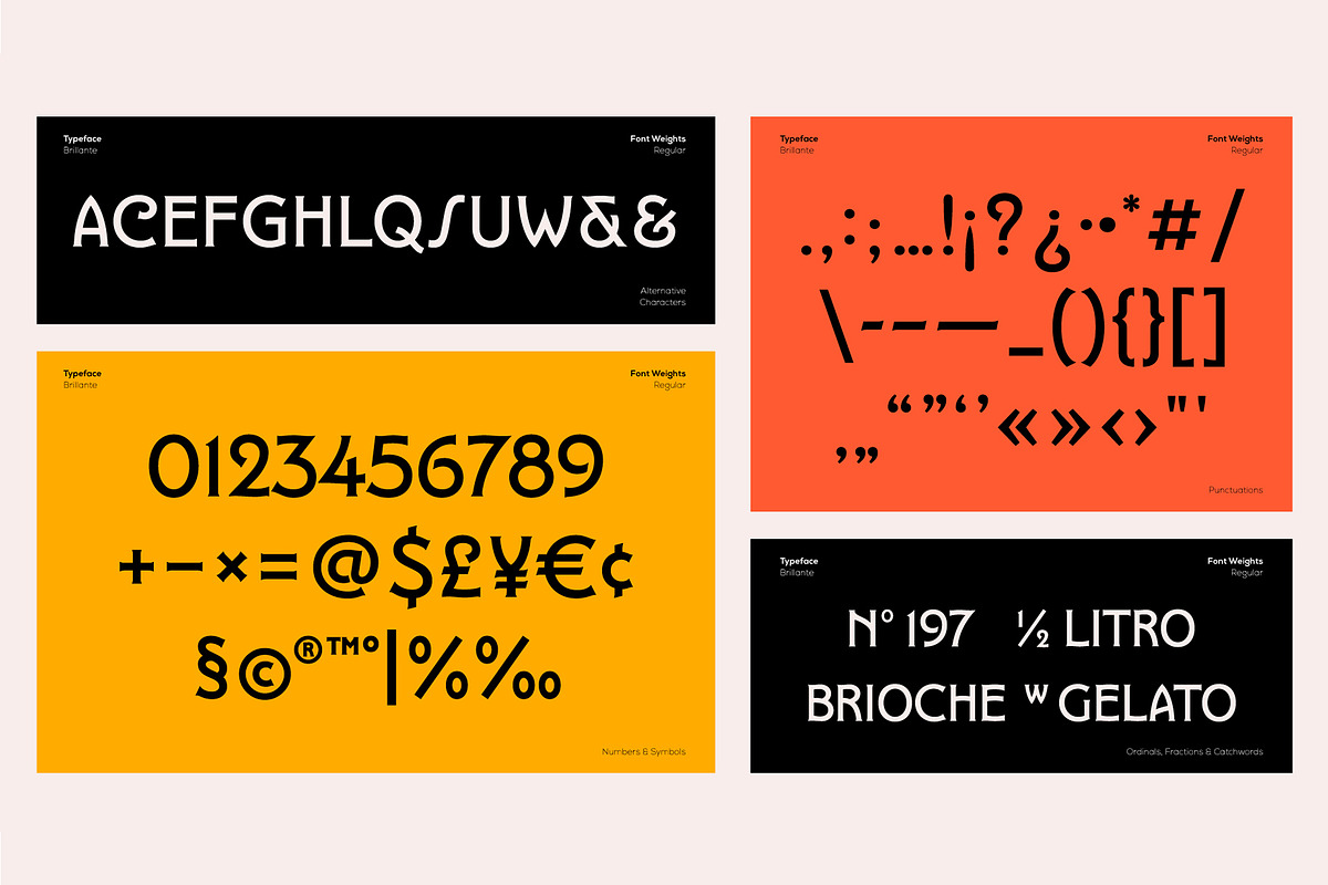 Brillante Typeface, a Serif Font by ManuelRosin (Photo 3 of 19)