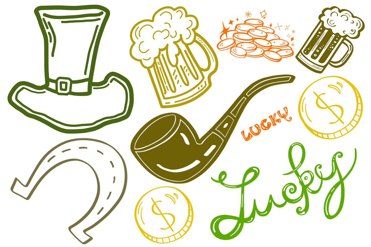 Lucky St Patrick’s Day, procreate, a Brush Add-On by Sense Library (Photo 6 of 8)