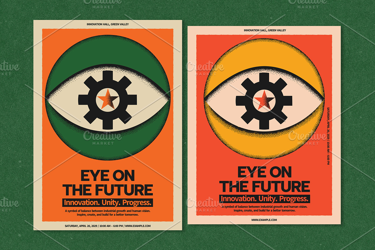Swiss Style Poster Bundle, a Flyer Template by Black Cat Studio (Photo 6 of 8)