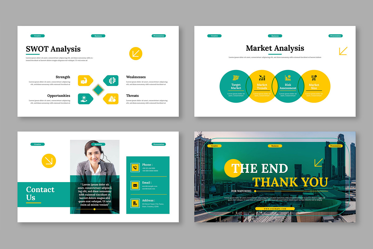 Creative Business Presentation, a Presentation Template by Mighty-Slide (Photo 6 of 6)