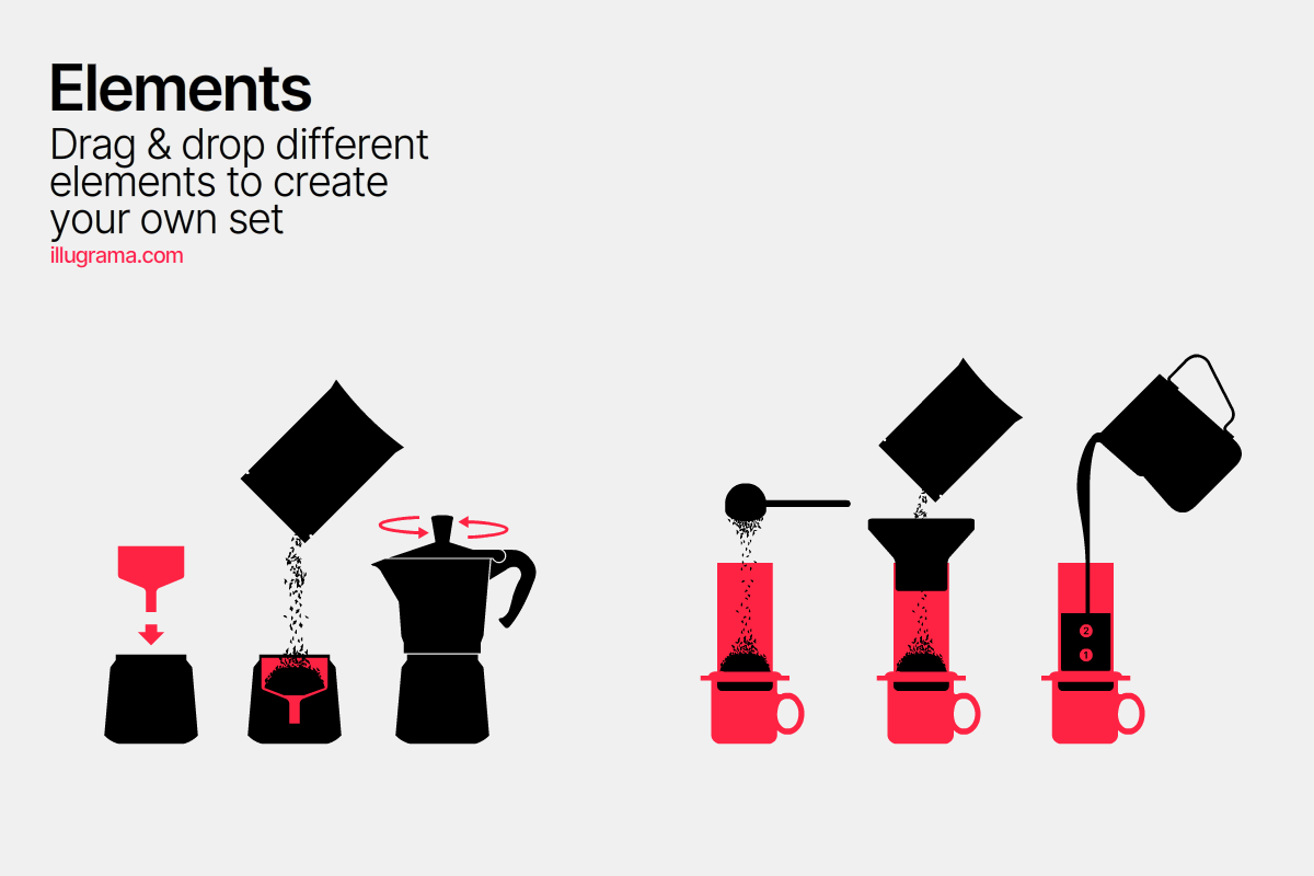Coffee - Modern Graphics, a Food Illustration by illugrama (Photo 6 of 18)