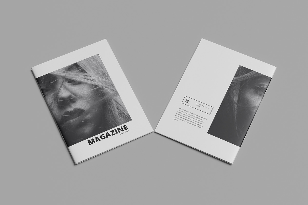 A4 Magazine Mockup, a Print Template by AKMAL STUDIO (Photo 11 of 14)