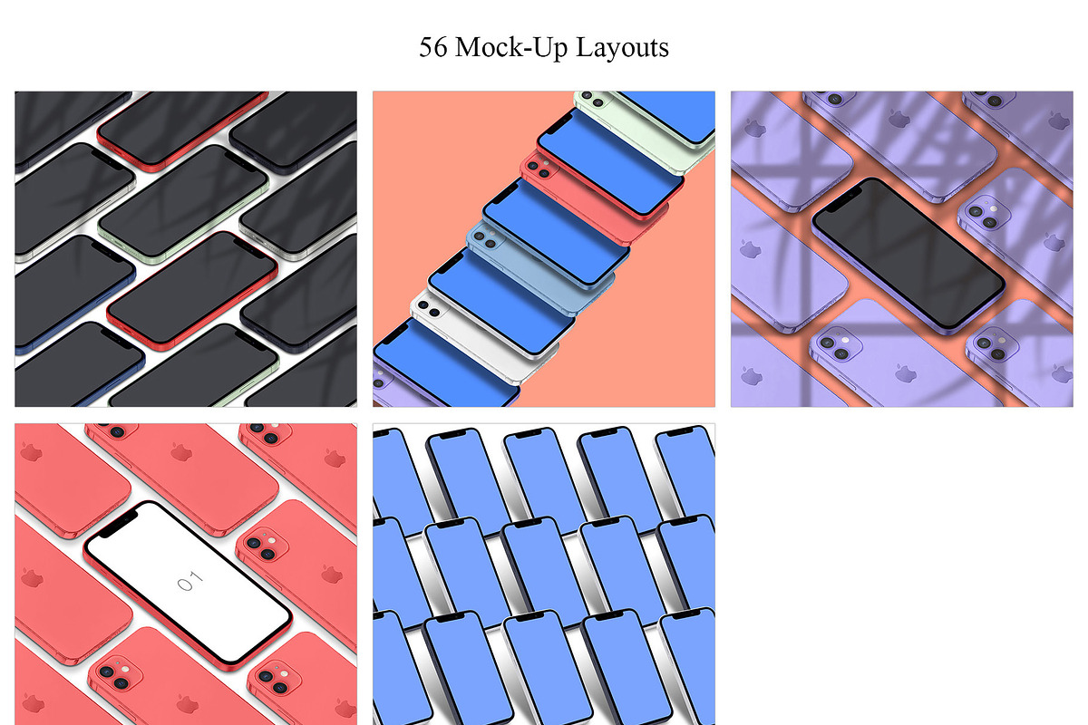 ALL 3D iPHONE MOCK-UP BUNDLE VOL-2, an iPhone Mockup by Graphicsworld125 (Photo 2 of 20)