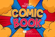 Comic Book Text Effect Style, a Layer Style Add-On by Mockmenot (Thumbnail 1 of 2)