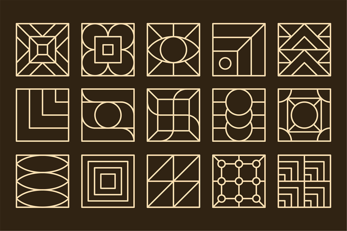 Square Forms Vol 2, an Outline Icon by Tekuni (Photo 8 of 12)