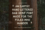 WANDERLIN by Cindy Roaming Designs, a Sans Serif Font by cindyroamingdesigns (Thumbnail 3 of 6)