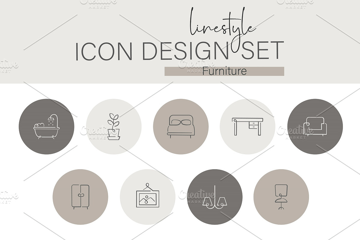 Bundle Furniture, Sleep & Hotel Icon, an Outline Icon by pepulousdsg (Photo 1 of 3)