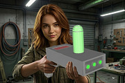 Rick’s Portal Gun Cardboard Template, an Object Graphic by Krasota Iskusstva (Thumbnail 3 of 3)