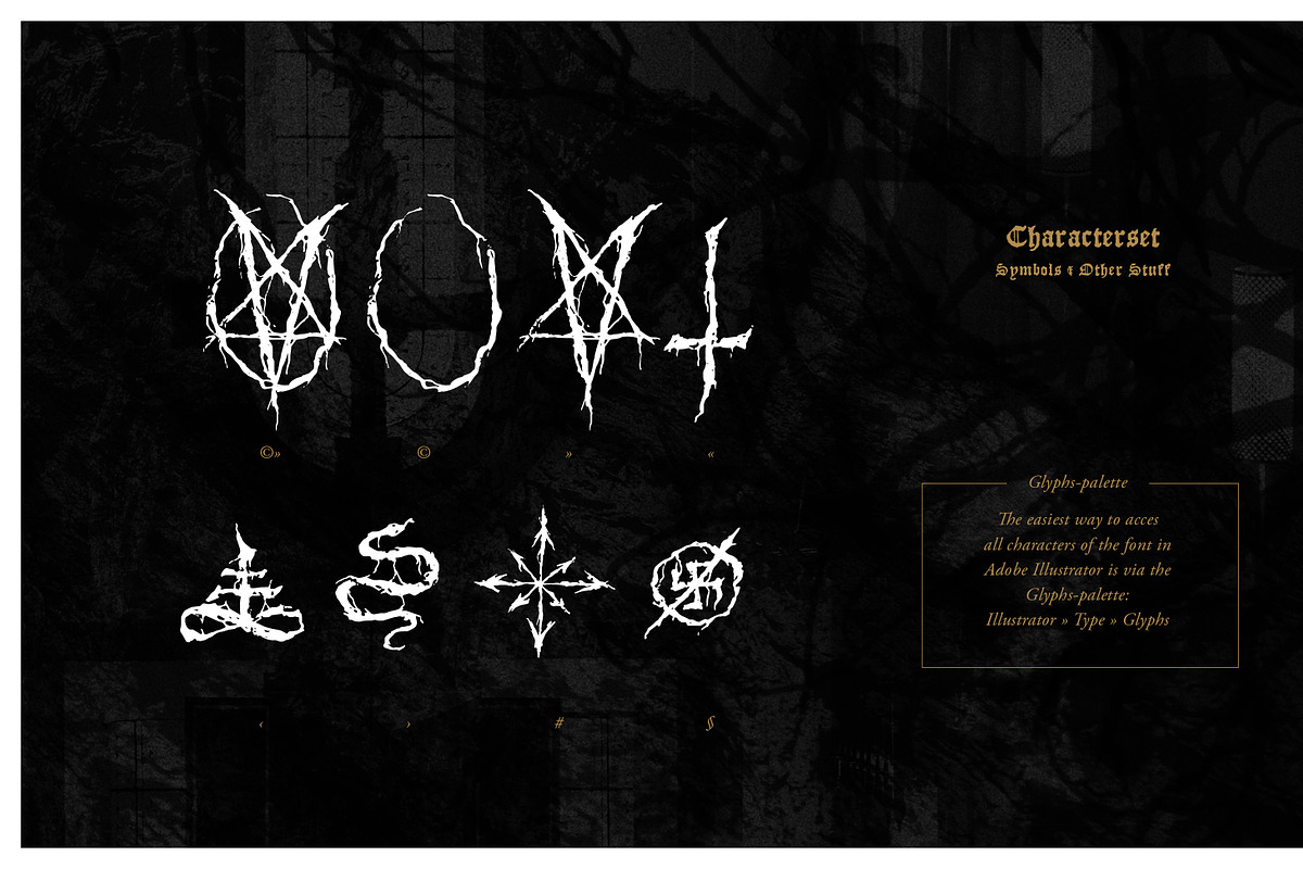 XXII Lvcifervm, a Blackletter Font by Doubletwo Studios (Photo 5 of 13)
