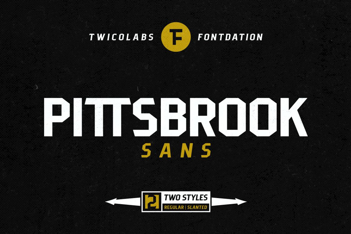 Pittsbrook Sans | 4 Fonts