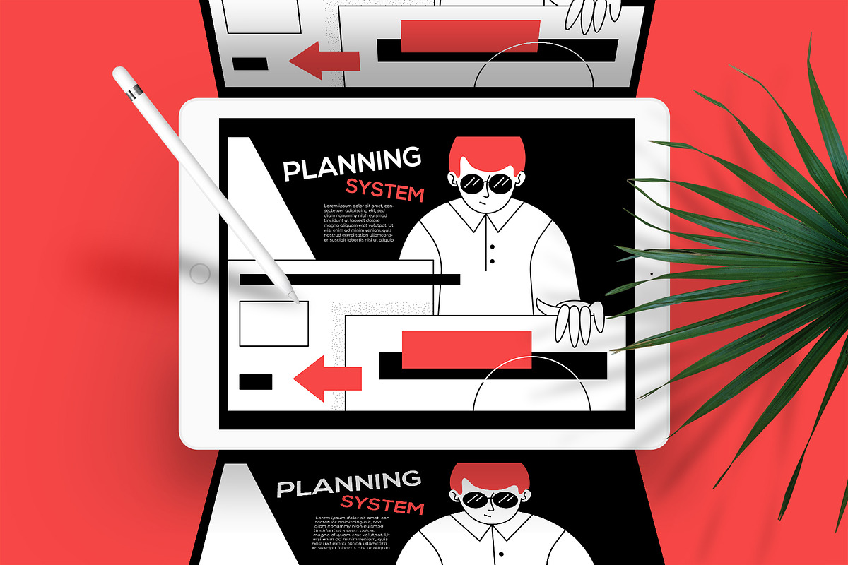 Lines & Shapes Illustrations, an iPhone Mockup by Boyko Pictures (Photo 11 of 12)