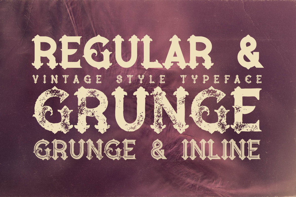 Blue North - Vintage Style Font preview 2