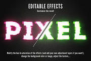 Glitch text effects for Photoshop, a Layer Style Add-On by MiksKS (Thumbnail 6 of 12)