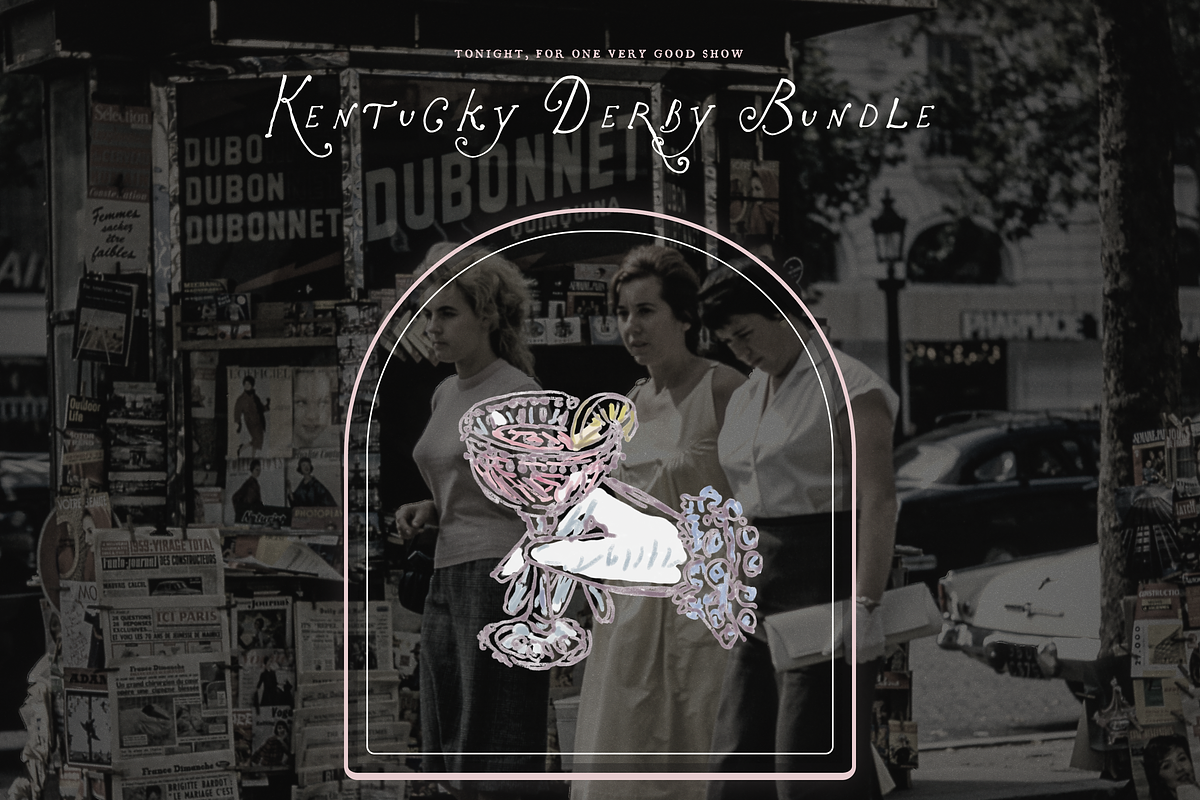 Derby Horse Race Clipart Doodle Set, an Object Illustration by The October Creative (Photo 10 of 12)
