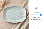 Deco Plate Oval Platter Mockup, a Merchandise Mockup by Mie Mockup Studio (Thumbnail 5 of 8)